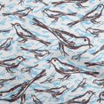 thumbnail image 1 of oneOone Cotton Flex Wine Fabric Bird Craft Projects Decor Fabric Printed By The Yard 40 Inch Wide, 1 of 4