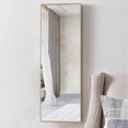 thumbnail image 3 of NeuType Gold Floor Mirror with Stand Large Full Length Mirror Modern Wall Mounted Mirror 59"x16", 3 of 8