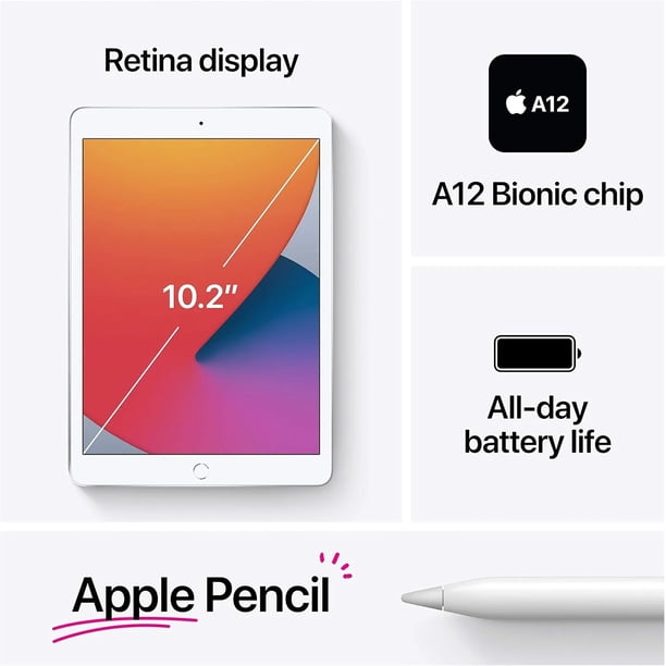 Apple iPad 8th Gen - 32GB (WiFi Only) - Gray 10.2