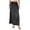 Black, variant on Women's Half Slip Underskirt Satin Fabric with Lace Hem Elastic Waist for Under Dresses Slip Skirt