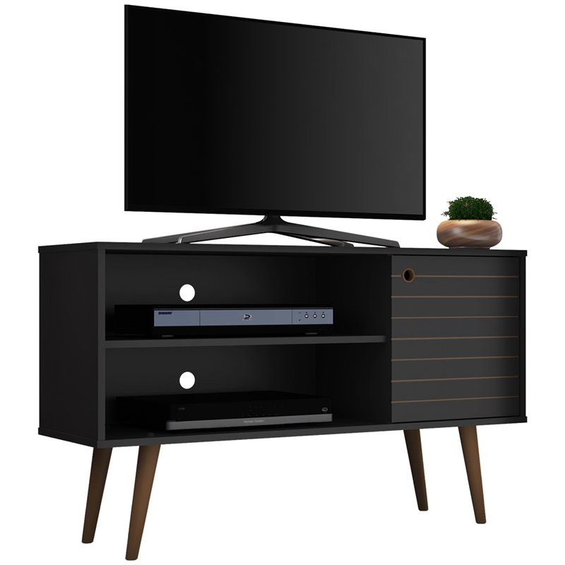 Manhattan Comfort Liberty 43" TV Stand in Black