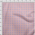 thumbnail image 4 of oneOone Cotton Poplin Light Pink Fabric Asian Ikat Craft Projects Decor Fabric Printed By The Yard 42 Inch Wide, 4 of 4