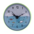 thumbnail image 1 of jifeng Bathroom Silicone Wall Suction Clock Waterproof Time Display Colorful Green A-Green, 1 of 7