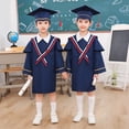 thumbnail image 2 of Toddler Graduation Robe Graduation Gown and Cap Two Pieces Outfit Sets Graduation Celebration Dress Outfit Size 2-3 Years Kids Clothing, 2 of 8