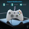 thumbnail image 2 of Wired Controller for Xbox 360, Timoom Game Controller for 360 with Dual-Vibration Turbo Compatible with Xbox 360/360 Slim and PC Windows 7,8,10,11, 2 of 7