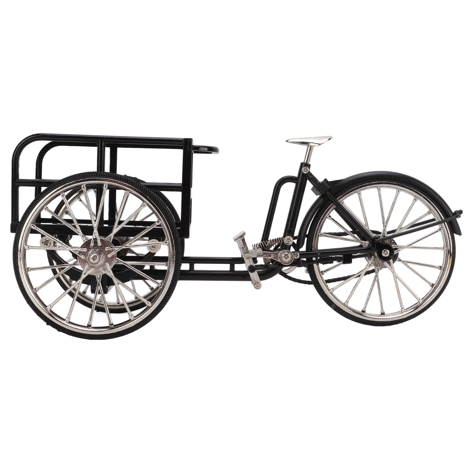 Modèle de Tricycle Miniature Ornement de Tricycle en Alliage pour Table de Chevet