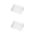 thumbnail image 3 of relayinert Compact Cosmetic Organizer Box For Efficient Space Utilization White Multiple 40 grids 2Set, 3 of 6