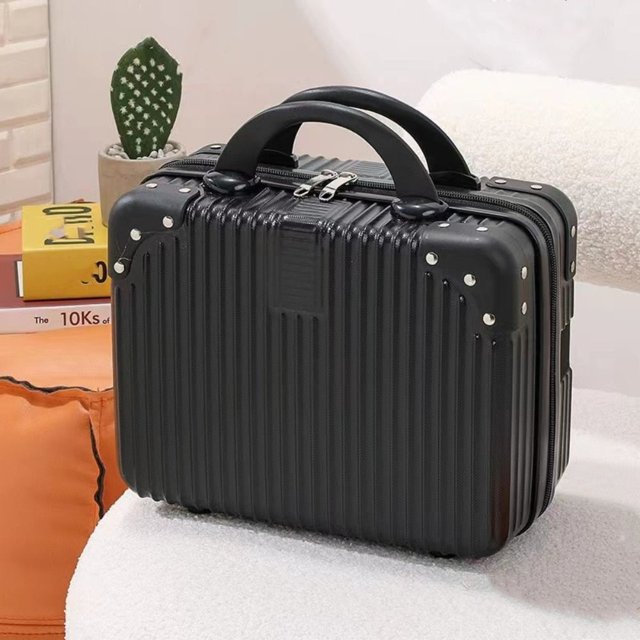 14 inch Mini Travel Suitcase Cosmetic Box Hand Luggage Organizer Makeup Case Small Password Box Boarding Case 1