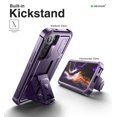 thumbnail image 2 of Dexnor for Samsung Galaxy S22 Case, [Built in Screen Protector and Kickstand] Heavy Duty Military Grade Protection Shockproof Protective Cover for Samsung Galaxy S22 5G, Phantom Purple, 2 of 5
