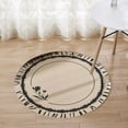 thumbnail image 1 of Tyidzon Door Mat Round Carpet Living Room Coffee Table Blanket Bedroom Bedside Blanket Cloakroom Rocking Chair Floor Mat, 1 of 6
