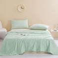 thumbnail image 2 of Cool Comforters for Hot Sleepers,Cool Feeling Friendly Solid Color Washed Summer Breathable Comforter for Bed, 2 of 6