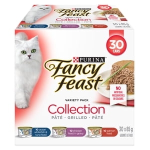 Fancy Feast Collection Lot de variétés, aliments pour chats mouillés 30 X 85g