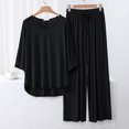 thumbnail image 1 of Weiqiqre Pyjamas pour Femmes Pyjamas Rafraîchissants Ensembles d'Été Assortis Manches Courtes Ensemble de Détente Femmes, 1 of 3