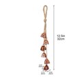 thumbnail image 2 of Fridja Christmas Gifts Christmas Rope Trumpet Shabby Style Metal Hanging Cow Decoration, 2 of 5