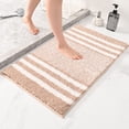 thumbnail image 1 of Wuztai Extra Thick Microfiber Door Mat, Non-Slip Absorbent Striped Rug, Bathroom Kitchen Entryway Floor Mat for Wet Areas Home Decor, 1 of 7