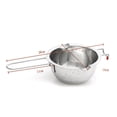 thumbnail image 4 of Super Double Boiler Pots Universal Insert Pan 304 Stainless Steel 2 Pour Spouts Chocolate Melting Pots, 4 of 9