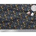 thumbnail image 2 of Soimoi polyester Crepe Fabric Leaves & Floral Print Fabric by Yard 42 Inch Wide, 2 of 3