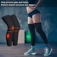 thumbnail image 2 of Manchon de Compression pour Jambe, Manchons de Jambe Pleine Longueur, Sports, Cyclisme, Manchons de Jambe pour Hommes Femmes, Course, Basketball, 2 of 7