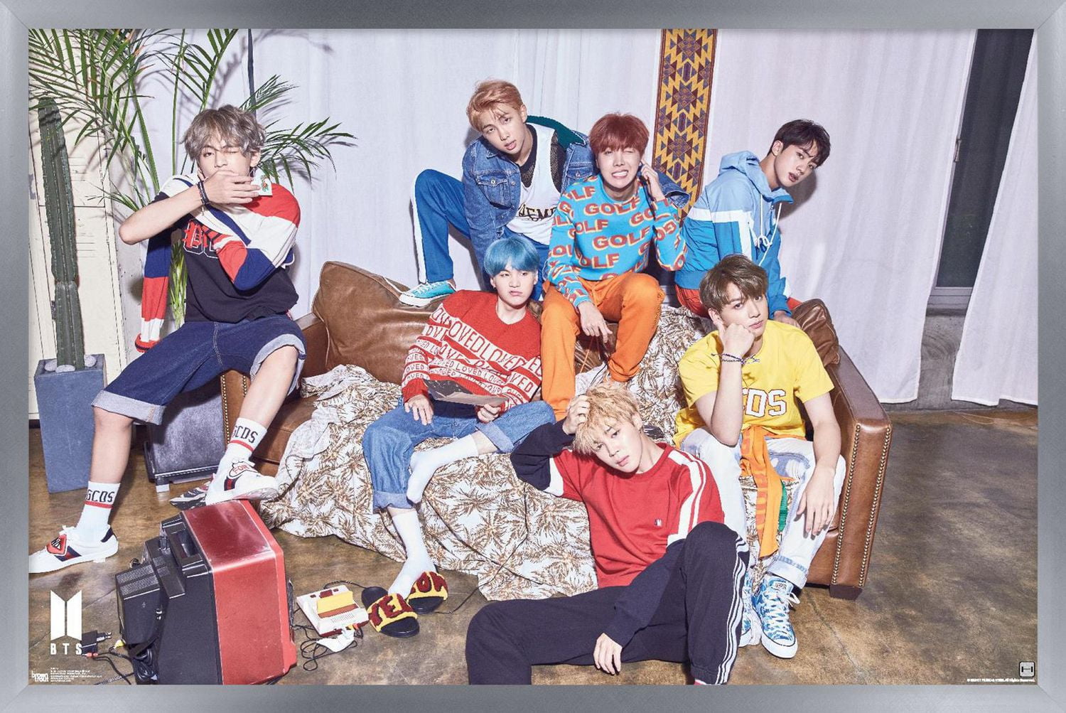 BTS - LOVE YOURSELF ? 'Her' Wall Poster, 22.375" x 34" Framed