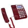 thumbnail image 2 of Telephones Caller, Dual Interface Mute Mode ABS Ingenious Detail Ear Resistant Telephone  For Office Red,Black,White, 2 of 8