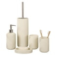 thumbnail image 2 of Mainstays Graph Tumbler for Bath Storage, Durable Resin, Tan, 2 of 5