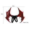 thumbnail image 1 of Déguisement d'Halloween Dragon Aile de Diable pour Filles Fête d'Halloween Dragon Aile Garçons Ados Noir, 1 of 4
