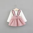 thumbnail image 4 of LUOGENLI Robe Bébé Filles Vêtements Enfants Été Tout-Petit Floral Froncé Sans Manches Robes Robe Filles Robe pour Filles Travail Tendance 2-3 Ans, 4 of 4