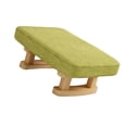 thumbnail image 4 of DOLITY Small Foot Stool Ottoman Bench Creative Wooden Footstool for Living Desk Bed Green, 4 of 9