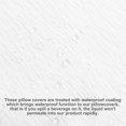 thumbnail image 4 of PiccoCasa Set of 2 Soft Water Repellent Throw Pillow Covers White 20x20 Inch, 4 of 7