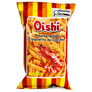 Oishi Prawn Crackers 60g par emballage