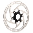 thumbnail image 2 of Disc Brake Rotor, Wear Proof Bike Disc Brake Rotor Reduce Heat Transfer Steel High Hardness  For Accessories 140mm,160mm,180mm, 2 of 8