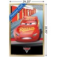 thumbnail image 2 of Disney Pixar Cars 3 - Lightning Wall Poster, 22.375" x 34" Framed, 2 of 4