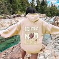 thumbnail image 2 of WEAIXIMIUNG Fall Sweatshirts for Women Plus Size Ladies' Autumn and Winter Fashionable Rugby Print Hooded Sweatshirt, 2 of 5