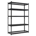 thumbnail image 1 of BeesClover Heavy Duty Metal Shelving Unit 5-Tier, Garage Kitchen Pantry Storage Shelves with High Weight Capacity, Adjustable Shelving for Basement Bathroom Laundry Room, 1 of 6