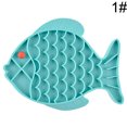 thumbnail image 2 of Pet Lick Pad Paw Fish Anti-choking Kitten Distraction Mat Puppy Slow Feeder Pad, 2 of 10