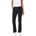 thumbnail image 2 of Dickies Womens Slim Fit Bootcut Stretch Twill Pants, 16 Regular, Black, 2 of 2