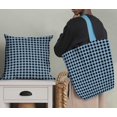 thumbnail image 4 of Soimoi Blue Rayon Fabric Check Check Printed Fabric 1 Yard 56 Inch Wide, 4 of 4