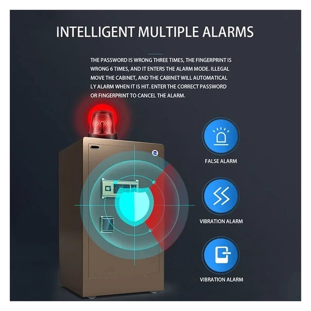 Stainless Steel Safe Box For Home And Office, Anti-theft Safe, Fingerprint, Password, Wall, Height 1.2m ,Portable Security Chest