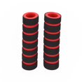 thumbnail image 3 of 1 Paire de Housses en Mousse pour Guidon de Vélo de Course Moto Noir Rouge, 3 of 9