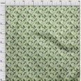 thumbnail image 4 of oneOone Velvet Green Fabric Tropical Leaf Sewing Material Print Fabric By The Yard 58 Inch Wide, 4 of 5