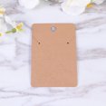 thumbnail image 2 of 100 Sets Kraft Paper Earring Cards Holder Earring Display Cards with OPP Bags, 2 of 8