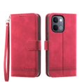 thumbnail image 1 of Wallet Case for Xiaomi Redmi A7 Pro Flip Phone Case with Card Slots, Cash Pocket, Kickstand, Magnetic Closure & Wrist Strap, TPU Soft Shell Cover Red, 1 of 6