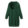 thumbnail image 4 of Innerwin Sweatshirts à Capuche Zippés pour Femmes Sweat à Capuche Automne Couleur Unie Chaud Vert L, 4 of 5