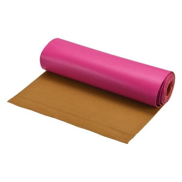 Unique Bargains Smooth Solid Color Faux Leather Sheets, PU Leather for DIY 20 x 135cm Rose Red