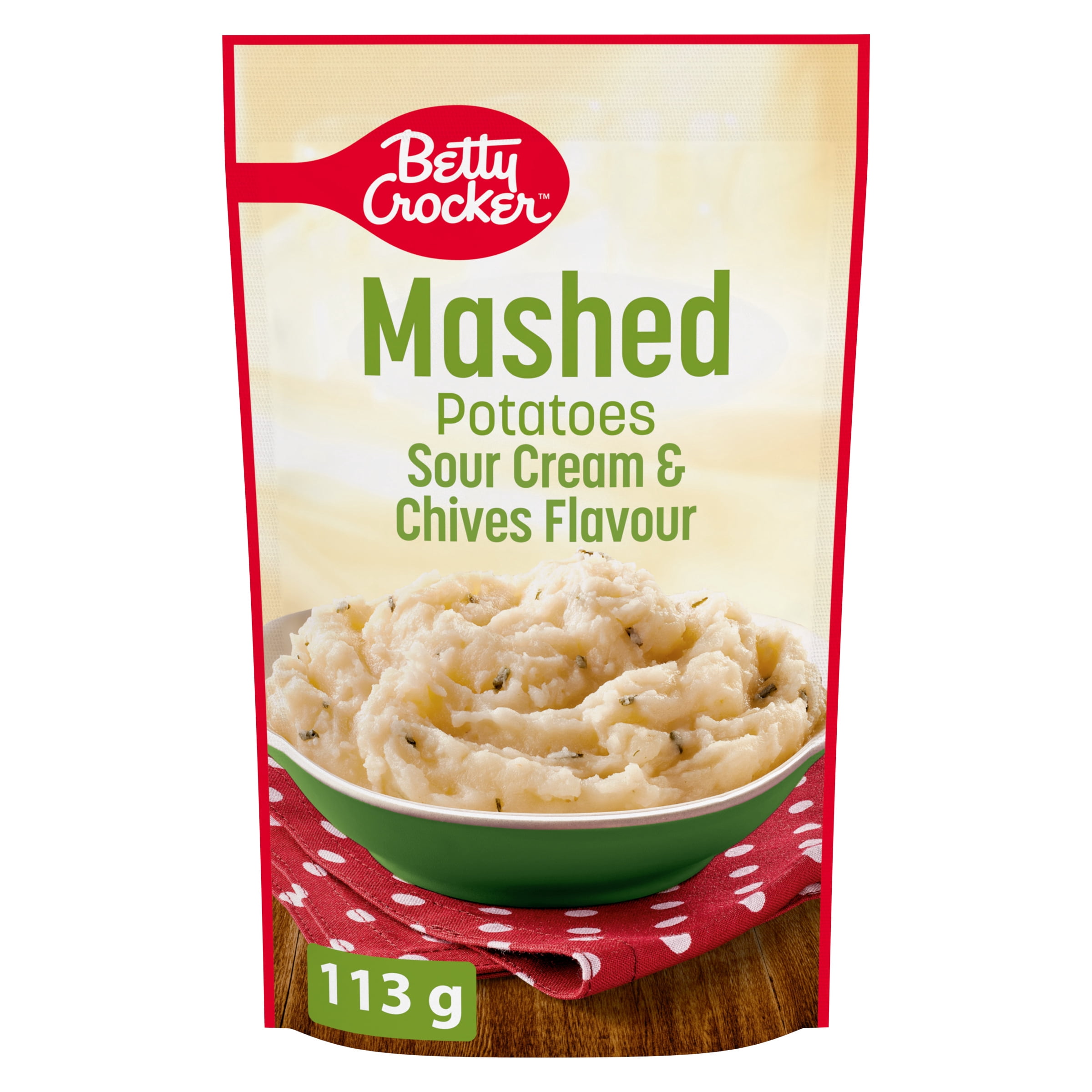 Purée de pommes de terre à la crème sure et aux ciboules de Betty Crocker