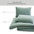 thumbnail image 4 of Ensemble de couette très grand lit Better Homes & Gardens, toutes saisons, 3 pièces, paisley matelassé vert sauge, 4 of 7