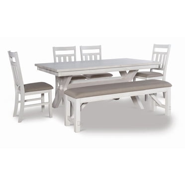 Padilla 6-Piece Dining Set, White