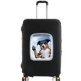 thumbnail image 1 of Animal Series Printed Pattern Travel Essentials Bag with 18-32 Inch Capacity Travel Accessories Trolley Case Protective Cover 8animal 045 XL, 1 of 6