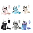thumbnail image 2 of Chmadoxn 40oz Ice Cup Set Diving Material Water Bottle Handbag Handle Car Insulated Letter Cup Set Cup set, 2 of 2