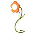 thumbnail image 2 of Unique Wireless Flower Desk Lamp Flexible Gooseneck Rechargeable LED Lamp With USB Charging Port 3 Color Modes And Stepless Dimming For Office Desk Decor, 2 of 7